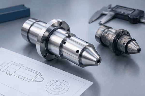 Illustration of Deposition Burner Reverse Engineering: Avoiding Dimensional Errors