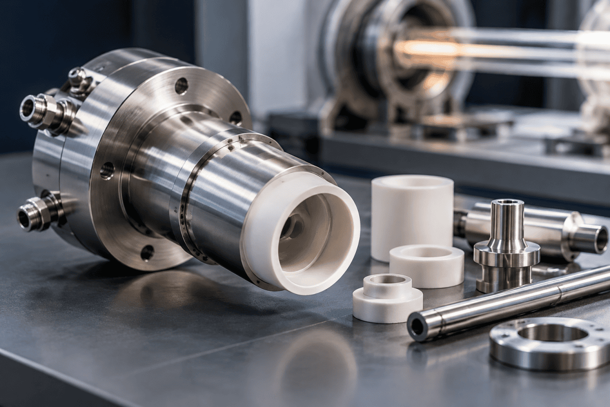 Illustration of Nextrom MCVD Heating Burner Components: Custom Replacement Evaluation