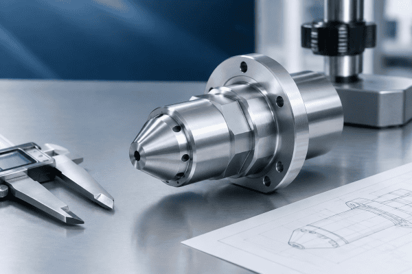 Illustration of Nextrom OVD Burner Nozzle Replacement: Dimensions and Connections to Verify