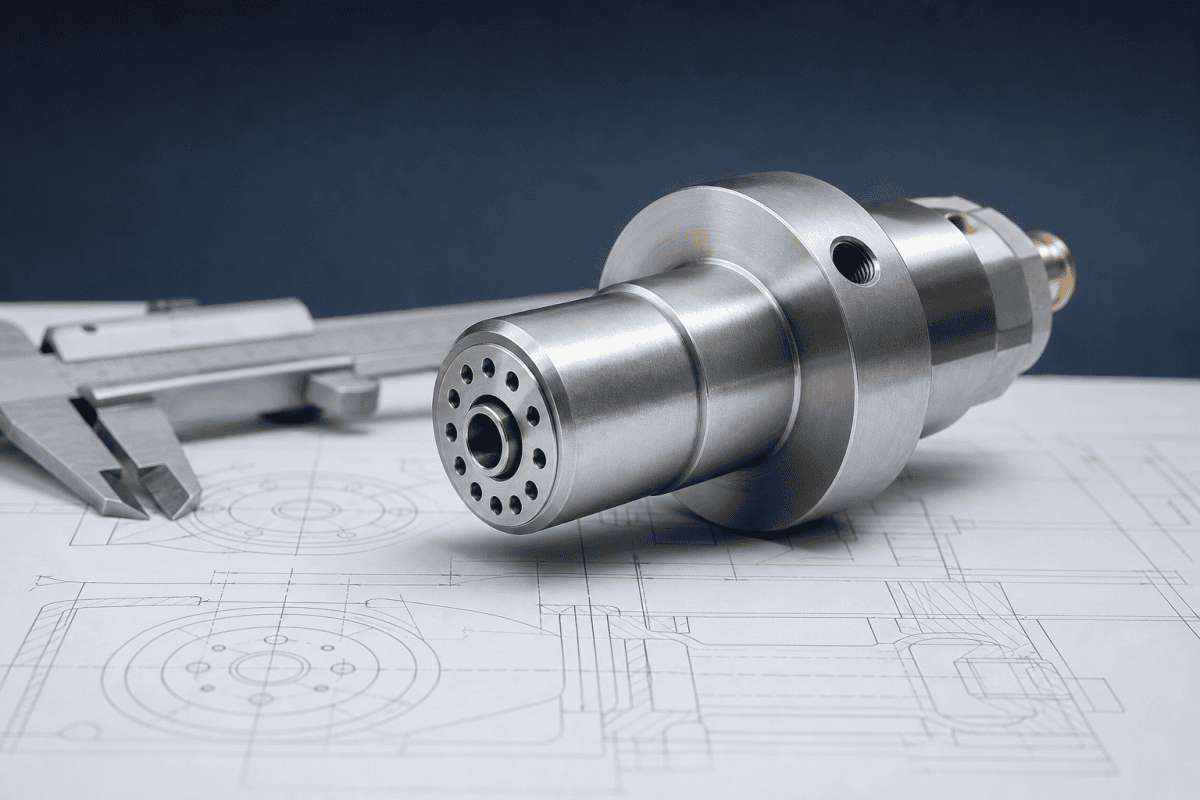 Illustration of Nextrom OVD Burner Replacement Drawings for Custom Parts Sourcing