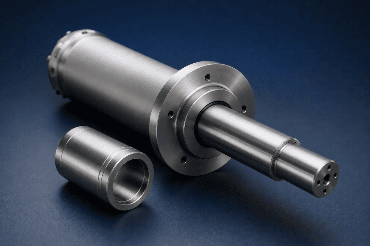 Illustration of Optical Fiber Winder Shafts and Sleeves: Drawing-Based Replacement Sourcing