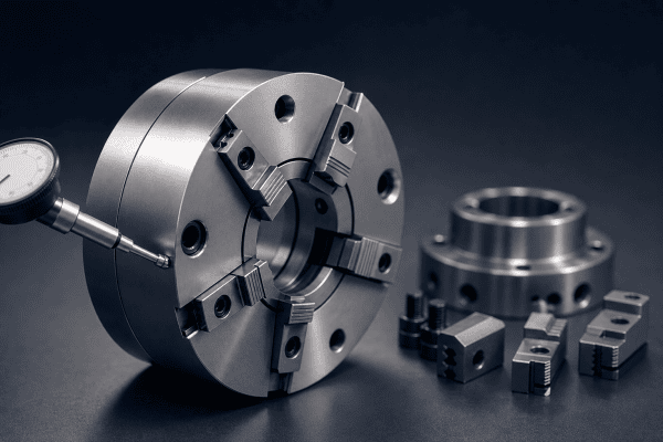 Illustration of Preform Lathe Chuck Components: Custom Machining and Workholding Checks