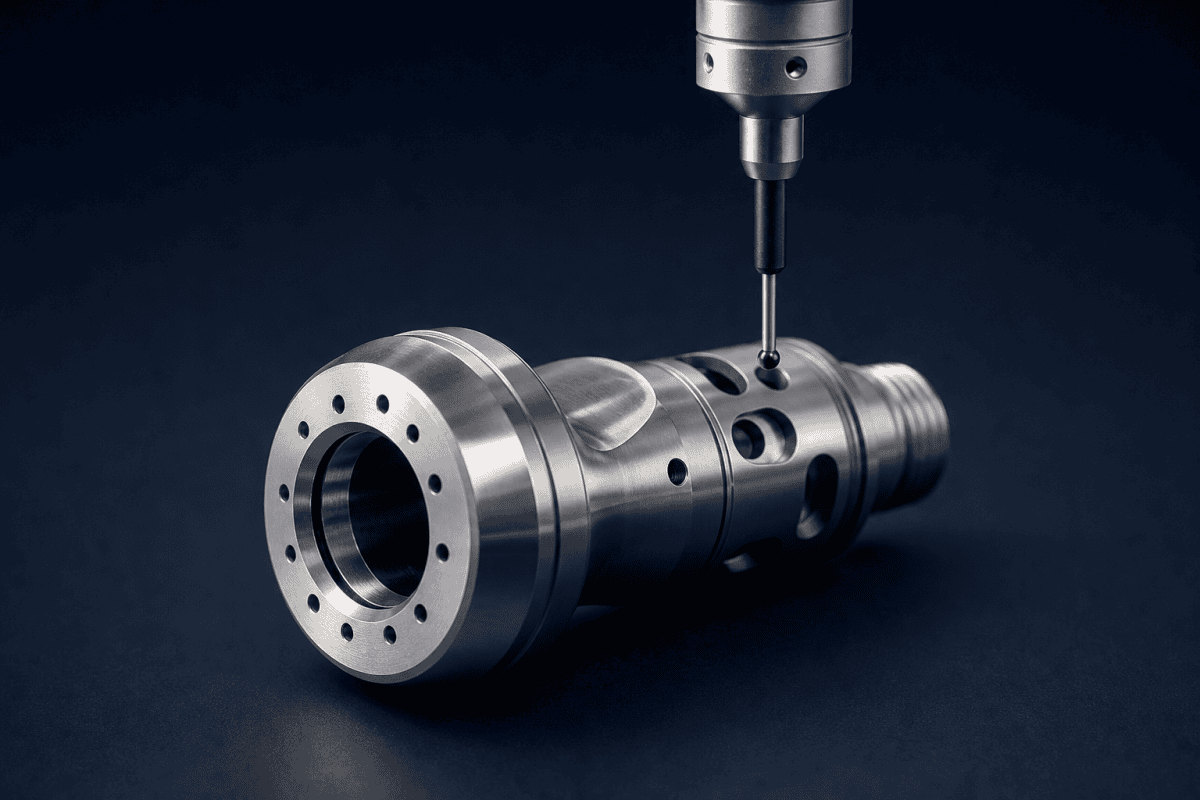 Illustration of Titanium OVD Torch Parts: Material Verification and Machining