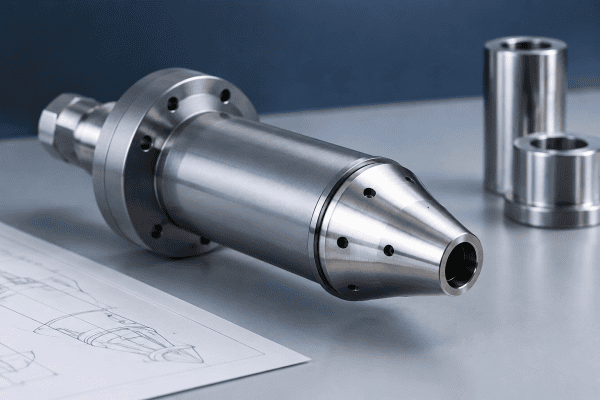 Illustration of VAD Cladding Burner Components: Key Questions Before Custom Machining